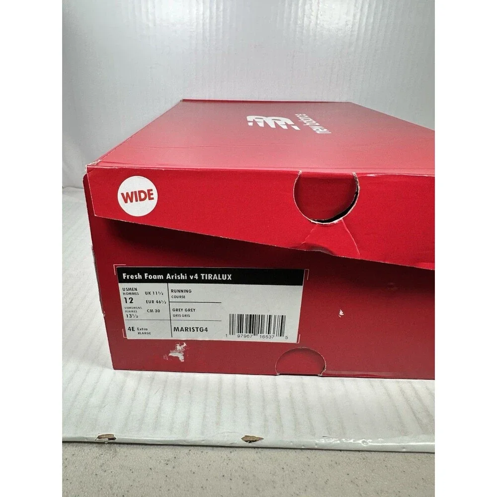 New Balance Fresh Foam Arishi v4 Tiralux Shoe Sneaker Size 12 4E Wide Mens NEW